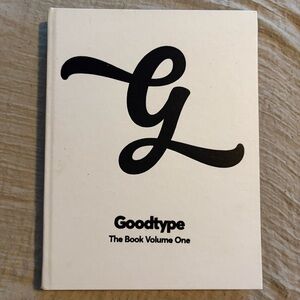 RARE Goodtype The Book Volume One - White Hardcover Book Typography Design
